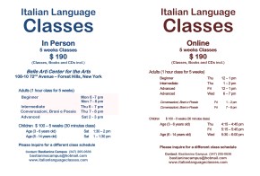 Italian Language Classes