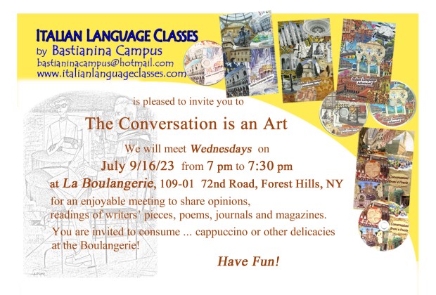 Poster The Conversation is an Art  July  2014