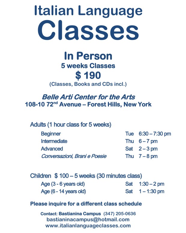 In Person Classes
