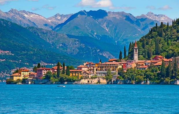 Lago di Como in Lombardia
