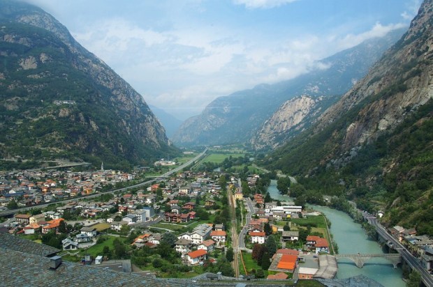 La Dora Baltea in Valle d'Aosta